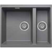 GRADE A1 - De Santii VELINO650L 1.5 Bowl Inset / Undermount Granite Sink