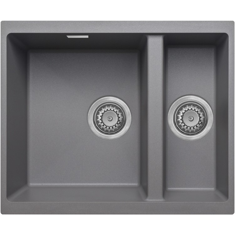 GRADE A1 - De Santii VELINO650L 1.5 Bowl Inset / Undermount Granite Sink