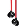 Veho VEP-003-360Z1-R 360 Z-1 Noise Isolating Stereo Earphones with Flat Flex Anti Tangle Cord - Red