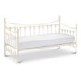 Julian Bowen Versailles Stone White Metal Daybed 