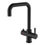 Matt Black 3 in 1 Square Spout Instant Boiling Hot Kitchen Mixer Tap with 3L Boiler - Pronto Vesta