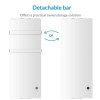 electriq 1200W Smart Wall Mounted Designer Glass Heater with Towel Rails - White