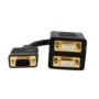 StarTech.com 1 ft VGA to 2x VGA Video Splitter Cable M/F