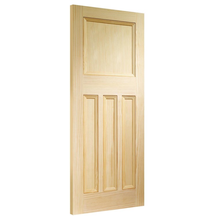 Internal Pine 1930s 4-Panel Door - Unfinished - 1981 x 610 x 35mm - Vine DX Essential - XL Joinery