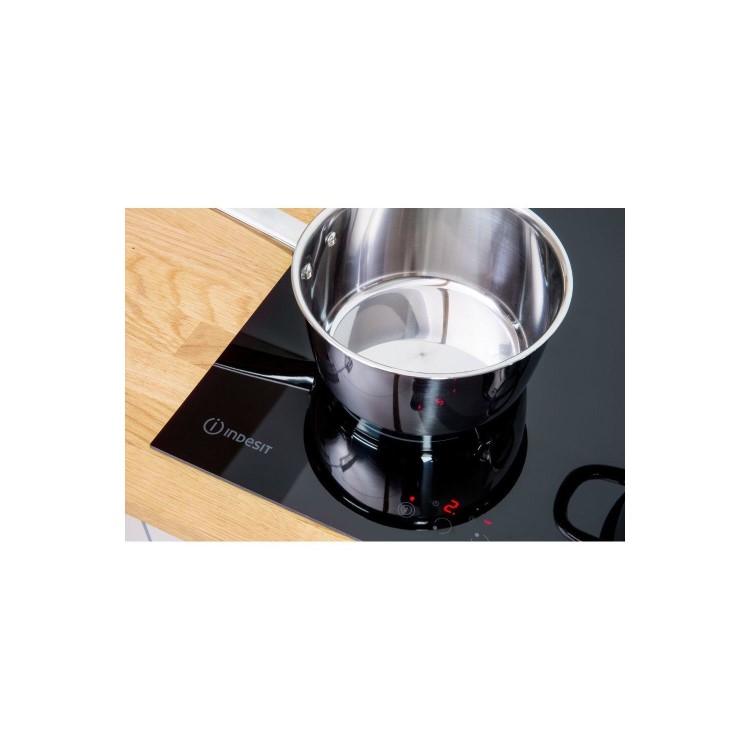 Indesit VIA6400C 59cm Four Zone Induction Hob - Frameless Black