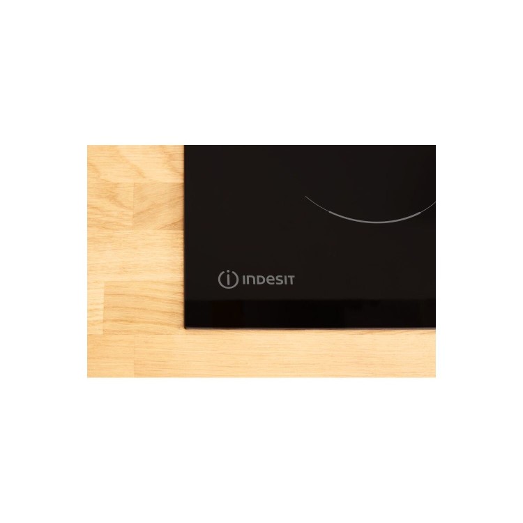 Indesit VIA6400C 59cm Four Zone Induction Hob - Frameless Black