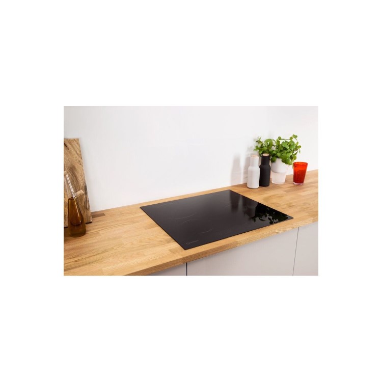 Indesit VIA6400C 59cm Four Zone Induction Hob - Frameless Black