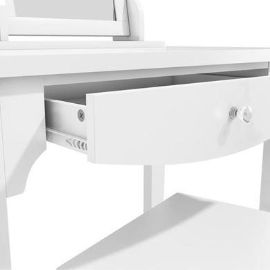 Victoria Girls White Dressing Table With Stool & Mirror