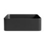 ONLY OPENED - Matt Black Rectangular Countertop Basin 361mm - Vida