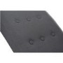 Vigo Button Back Dining Chair in Dark Grey Fabric