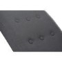 Vigo Button Back Dining Chair in Dark Grey Fabric