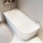 ALMOST PERFECT - Freestanding Single Ended Left Hand Corner Bath 1700 x 750mm - Vigo