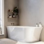 ALMOST PERFECT - Freestanding Single Ended Left Hand Corner Bath 1700 x 750mm - Vigo