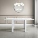 White Gloss Extendable Dining Table - Seats 4-6 - Vivienne