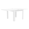 White Gloss Extendable Dining Table - Seats 4-6 - Vivienne