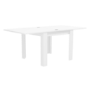 White Gloss Extendable Dining Table - Seats 4-6 - Vivienne
