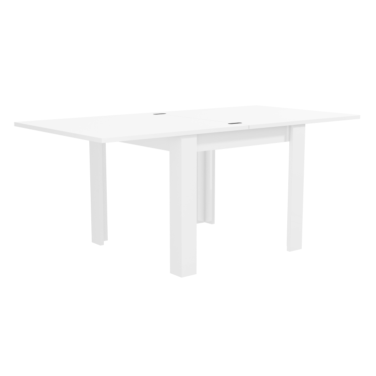 White Gloss Extendable Dining Table - Seats 4-6 - Vivienne