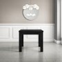 Black High Gloss Dining Table Flip Top - Vivienne