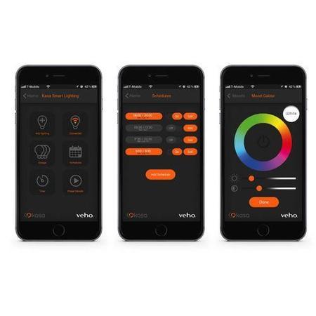 GRADE A1 - Veho Kasa Bluetooth Smart Lighting LED Screw Cap E27 Bulb