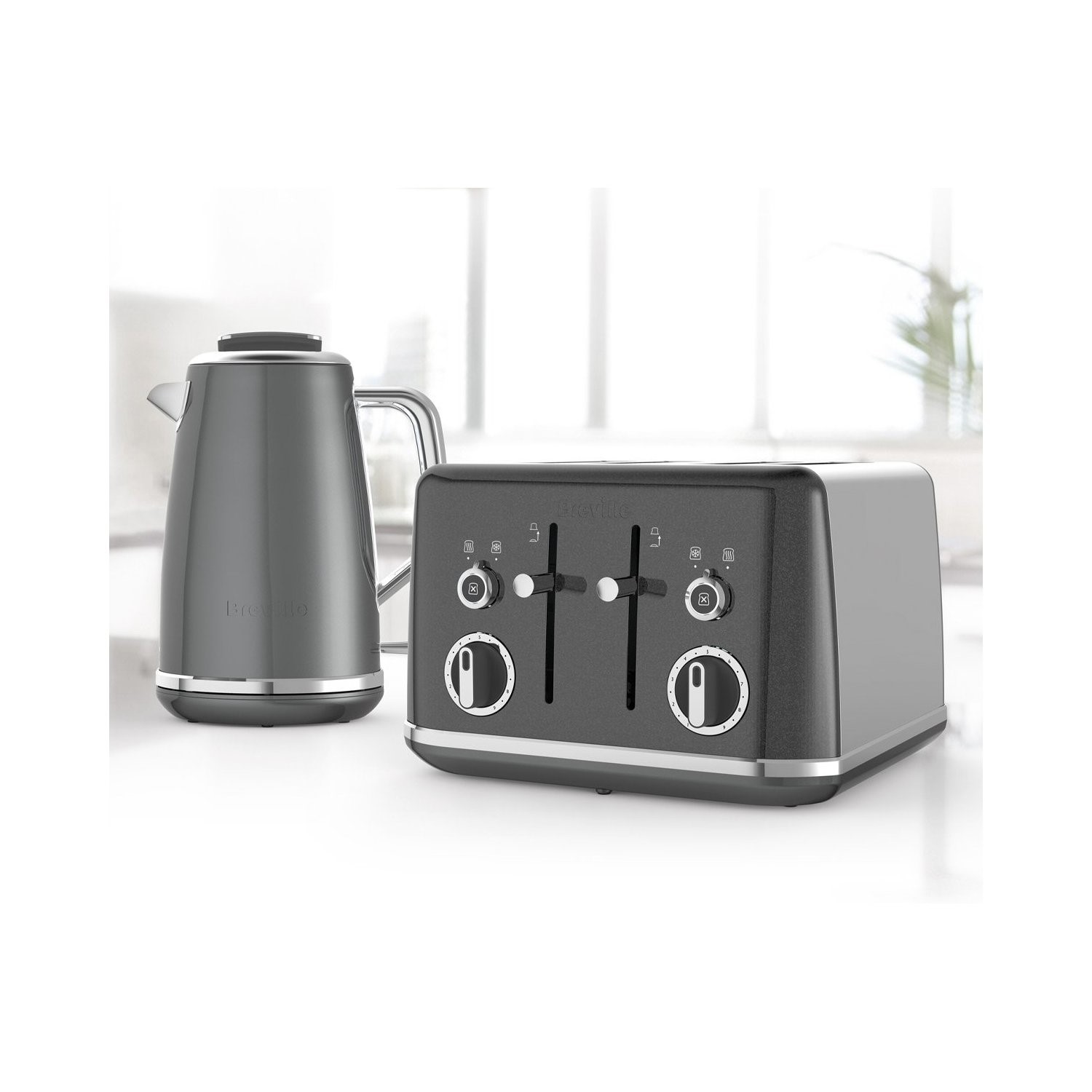 Breville VKT065 Lustra 1.7 Litre Cordless Kettle Storm Grey