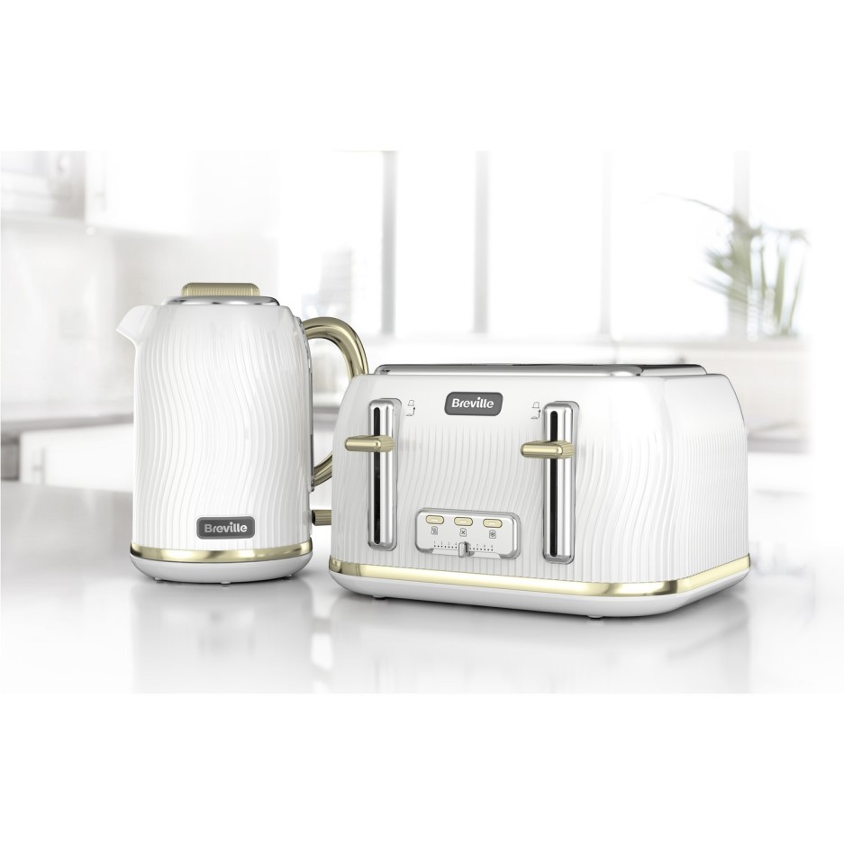 Breville VKT185 Flow 1.7L Kettle White & Gold BuyItDirect.ie