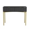 Valencia High Gloss Dressing Table In Anthracite Grey
