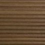 Dark Wood Ribbed Dressing Table with Storage Drawers - Valencia