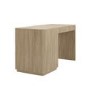 Light Oak Ribbed Office Desk with 3 Drawers - Valencia 