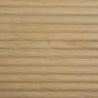 Light Oak Ribbed Office Desk with 3 Drawers - Valencia 