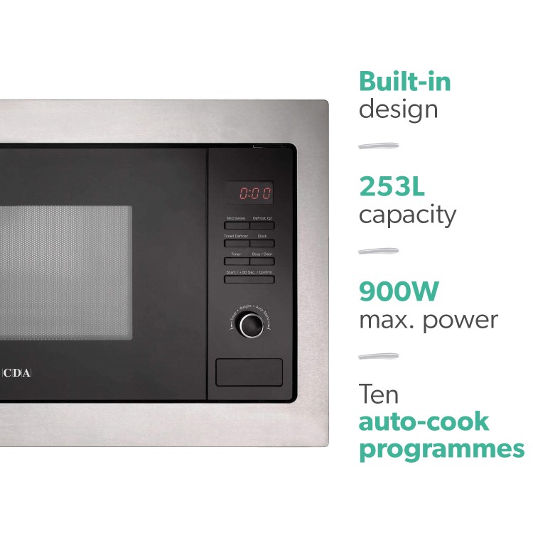 Refurbished CDA Built in 25L 900W Microwave
