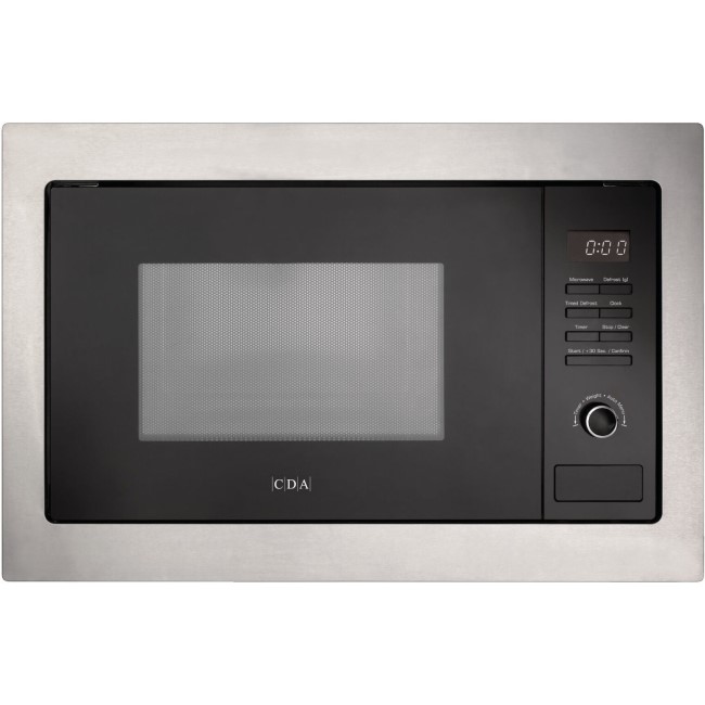 Refurbished CDA VM131SS Built In 25L 900W Microwave Stainless Steel
