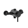 Black 1 Outlet Exposed Thermostatic Shower Valve - Volta