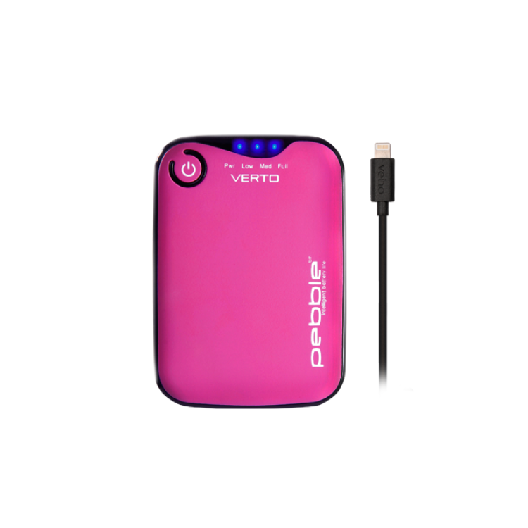 Veho Verto Pro 3700mAh MFi Power Bank - Pink