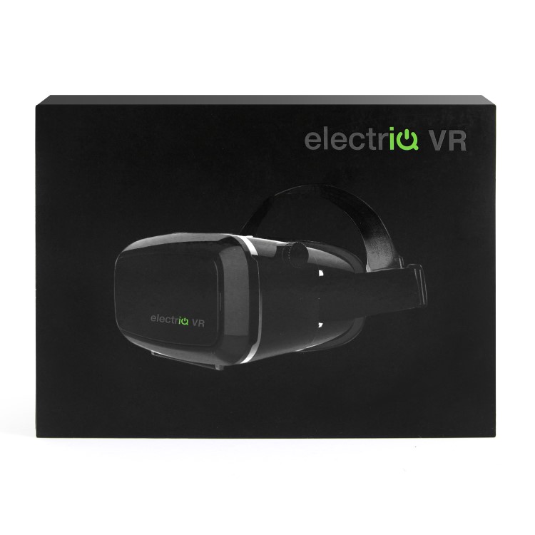electriQ 3D VR glasses for phones with black remote control