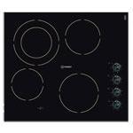 Indesit VRM641MDC 59cm Four Zone Ceramic Hob in Black