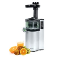 electriQ Premium Cold Press Vertical 150W Slow Juicer - Silver