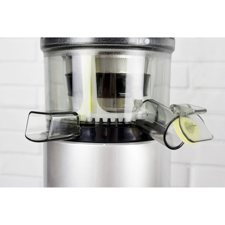 electriQ Premium Cold Press Vertical 150W Slow Juicer - Silver
