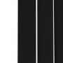 Riace Midnight Black Vertical Flat Designer Radiator 1600x680mm Single Panel 4071 BTU