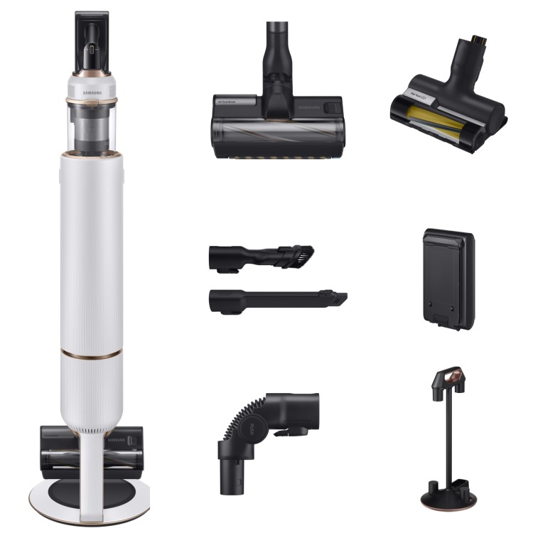 Samsung Bespoke Jet Pet Cordless Stick Vacuum Cleaner - Misty White