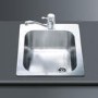 Smeg Alba Single Bowl Stainless Steel Chrome Kitchen Sink
