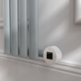 Salt & Pepper Vertical Smart Electric Radiator with Wi-Fi Thermostat - 1KW - H1600xW236 - Bathroom Safe