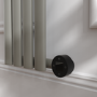 Smoked Stone Vertical Smart Electric Radiator with Wi-Fi Thermostat - 1KW - H1600xW236 - Bathroom Safe