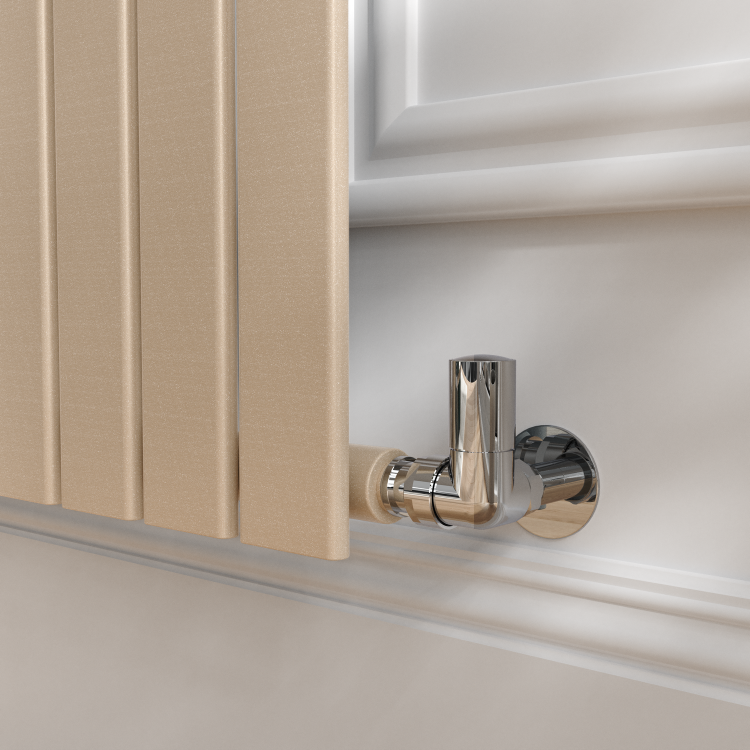 Riace Cleopatra Vertical Flat Designer Radiator 1600x272mm Single Panel 1628 BTU