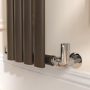 Sorrento Russet Vertical Oval Designer Radiator 1600x236mm Single Panel 1521 BTU