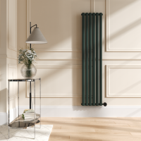 Evergreen Vertical Smart Electric Radiator with Wi-Fi Thermostat - 1KW - H1600xW354 - Bathroom Safe