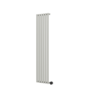 Smoked Stone Vertical Smart Electric Radiator with Wi-Fi Thermostat - 1KW - H1600xW354 - Bathroom Safe