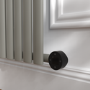 Smoked Stone Vertical Smart Electric Radiator with Wi-Fi Thermostat - 1KW - H1600xW354 - Bathroom Safe