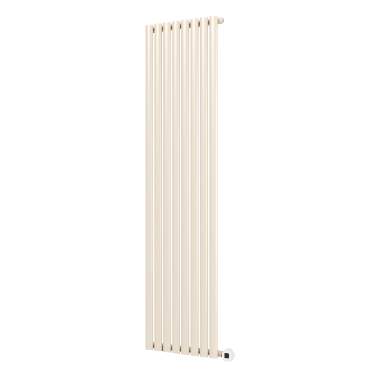Cleopatra Vertical Smart Electric Radiator with Wi-Fi Thermostat - 2x1.2KW - H1800xW472 - Bathroom Safe