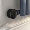 Anthracite Electric Vertical Designer Radiator 2.4kW with Wifi Thermostat - H1800xW472mm - IPX4 Bathroom Safe