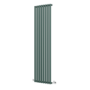 Sorrento Evergreen Vertical Oval Designer Radiator 1800x472mm Single Panel 3373 BTU